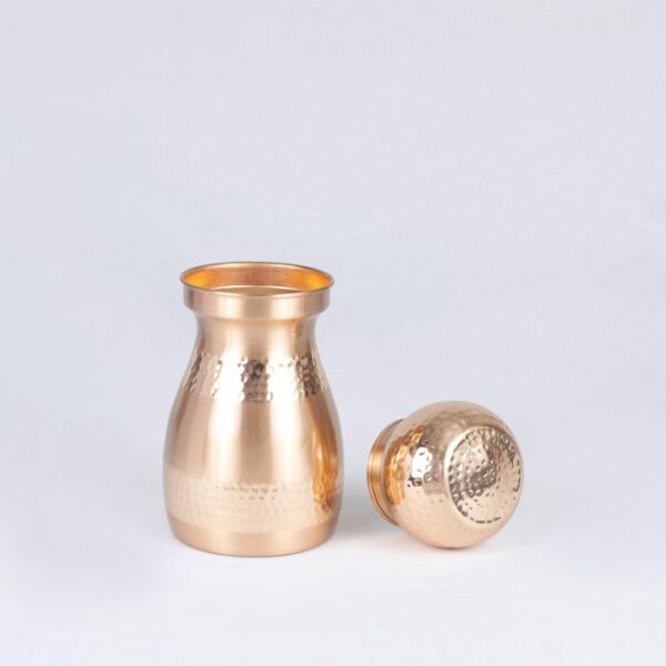 Pure copper water carafe: Sequence (Bedroom Jug) 1L - Image 2