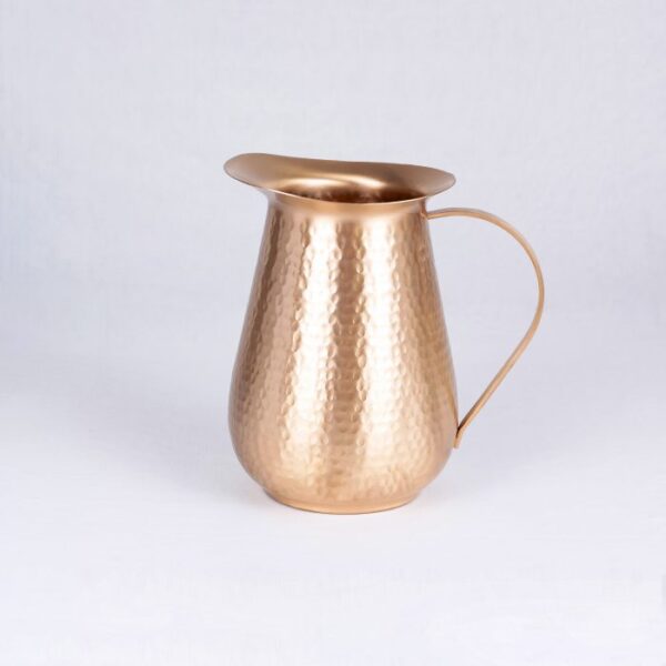 Pure copper water jug: Maharani with lid 2L - Image 2