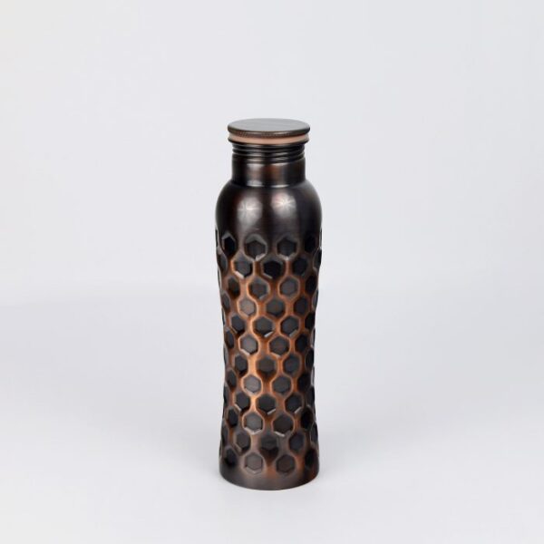 Pure copper water bottle: Antique Curve 1L