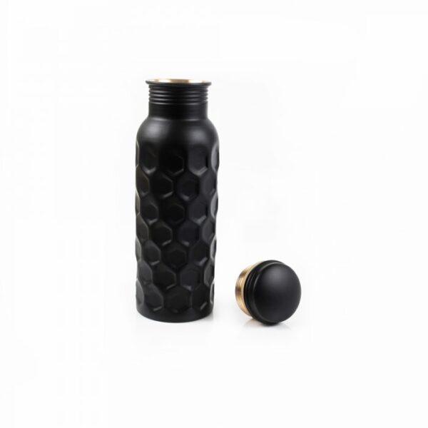 Pure copper water bottle: Black Diamond 700 ML - Image 2