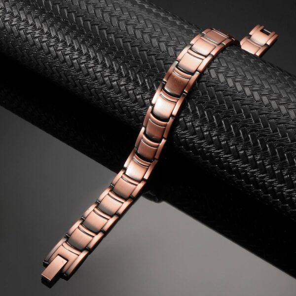 Luxury Copper Health Bracelet with Magnets - Image 2