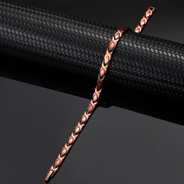 Luxury Health Anklet of Magnetic Copper - Image 4