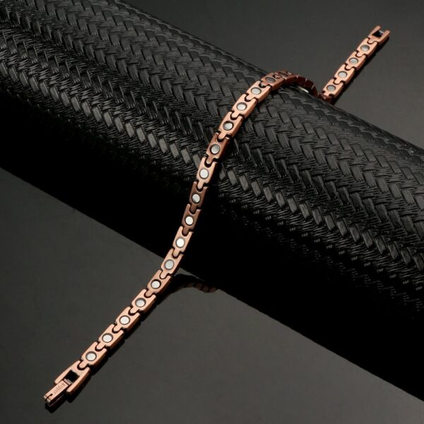 Luxury Copper Health Bracelet with Magnets - Image 3