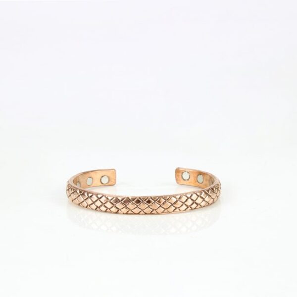 Copper magnet bracelet: model 19