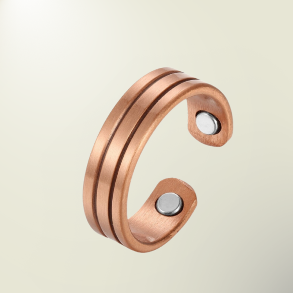 Magnetic copper health ring: model A